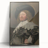 Baroque Portrait Art - Historical Antique Print for Elegant Wall Décor