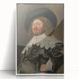Baroque Portrait Art - Historical Antique Print for Elegant Wall Décor