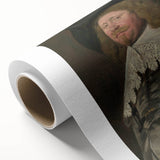 Baroque Portrait Art - Historical Antique Print for Elegant Wall Décor