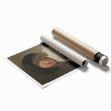 Baroque Portrait Art - Historical Antique Print for Elegant Wall Décor