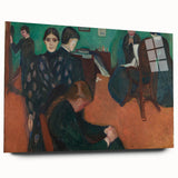 Expressionist Art: "Death in the Sickroom" Modern Expressionism Wall Art