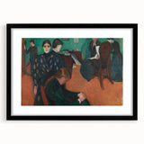 Expressionist Art: "Death in the Sickroom" Modern Expressionism Wall Art