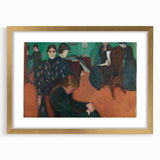 Expressionist Art: "Death in the Sickroom" Modern Expressionism Wall Art