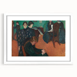 Expressionist Art: "Death in the Sickroom" Modern Expressionism Wall Art