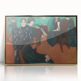 Expressionist Art: "Death in the Sickroom" Modern Expressionism Wall Art