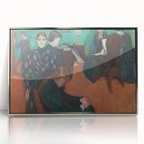 Expressionist Art: "Death in the Sickroom" Modern Expressionism Wall Art
