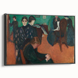 Expressionist Art: "Death in the Sickroom" Modern Expressionism Wall Art