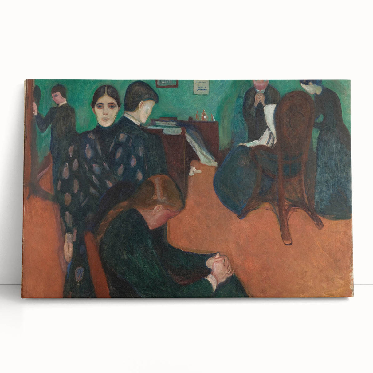 Expressionist Art: "Death in the Sickroom" Modern Expressionism Wall Art