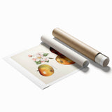 Extra large rolled print of colorful floral art, ideal for classy bathroom or large living room decor.
