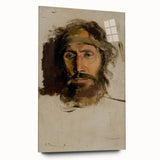 Impressionism Wall Art - Portrait of Christ by László Mednyánszky Print