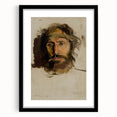 Impressionism Wall Art - Portrait of Christ by László Mednyánszky Print