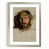 Impressionism Wall Art - Portrait of Christ by László Mednyánszky Print