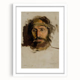Impressionism Wall Art - Portrait of Christ by László Mednyánszky Print
