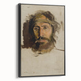 Impressionism Wall Art - Portrait of Christ by László Mednyánszky Print