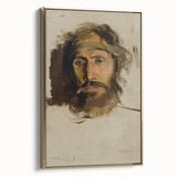 Impressionism Wall Art - Portrait of Christ by László Mednyánszky Print