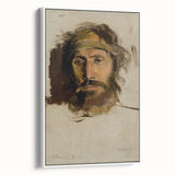 Impressionism Wall Art - Portrait of Christ by László Mednyánszky Print