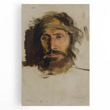 Impressionism Wall Art - Portrait of Christ by László Mednyánszky Print