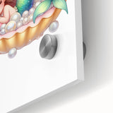 Personalized Kids Art - Mermaid Dreamland Girls Bedroom Decor