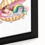 Personalized Kids Art - Mermaid Dreamland Girls Bedroom Decor