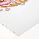 Personalized Kids Art - Mermaid Dreamland Girls Bedroom Decor