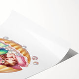 Personalized Kids Art - Mermaid Dreamland Girls Bedroom Decor