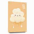 Nursery Wall Art – Adorable Cloud Stretched Canvas for Kids