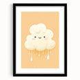 Nursery Wall Art – Adorable Cloud Stretched Canvas for Kids