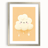 Nursery Wall Art – Adorable Cloud Stretched Canvas for Kids