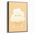Nursery Wall Art – Adorable Cloud Stretched Canvas for Kids