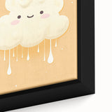 Nursery Wall Art – Adorable Cloud Stretched Canvas for Kids