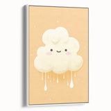Nursery Wall Art – Adorable Cloud Stretched Canvas for Kids