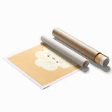 Nursery Wall Art – Adorable Cloud Stretched Canvas for Kids