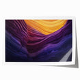 Stunning landscape wall art print showcasing vibrant canyons with rich earthy tones, elegantly rolled in a protective tube, perfect for home decor enthusiasts.