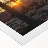 Rolled canvas artwork showcasing a serene countryside landscape, featuring vibrant green fields and rolling hills, perfect for home decor and artistic display.