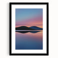 Framed landscape artwork featuring vibrant fields with a black mat border, showcasing a modern aesthetic suitable for home decor. Perfect for adding color and depth to living spaces.