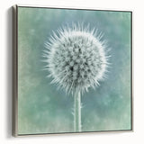 Landscape art painting featuring a colorful floral scene on a framed canvas, ideal for brightening a living room wall.