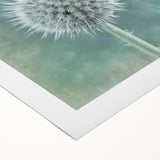 Art deco poster featuring close-up floral designs in soft pastel hues on rolled canvas, suitable for dining room walls.