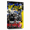 Basquiat & Warhol Pop Art Wall Art - Vibrant Duo Canvas Print