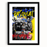 Basquiat & Warhol Pop Art Wall Art - Vibrant Duo Canvas Print