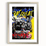 Basquiat & Warhol Pop Art Wall Art - Vibrant Duo Canvas Print