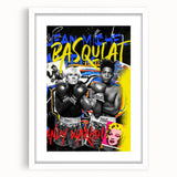 Basquiat & Warhol Pop Art Wall Art - Vibrant Duo Canvas Print