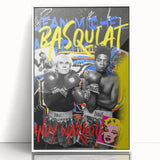Basquiat & Warhol Pop Art Wall Art - Vibrant Duo Canvas Print