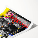 Basquiat & Warhol Pop Art Wall Art - Vibrant Duo Canvas Print