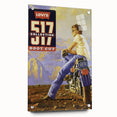Vintage Levi’s 517 Boot Cut Ad | Retro Motorcycle Art Print