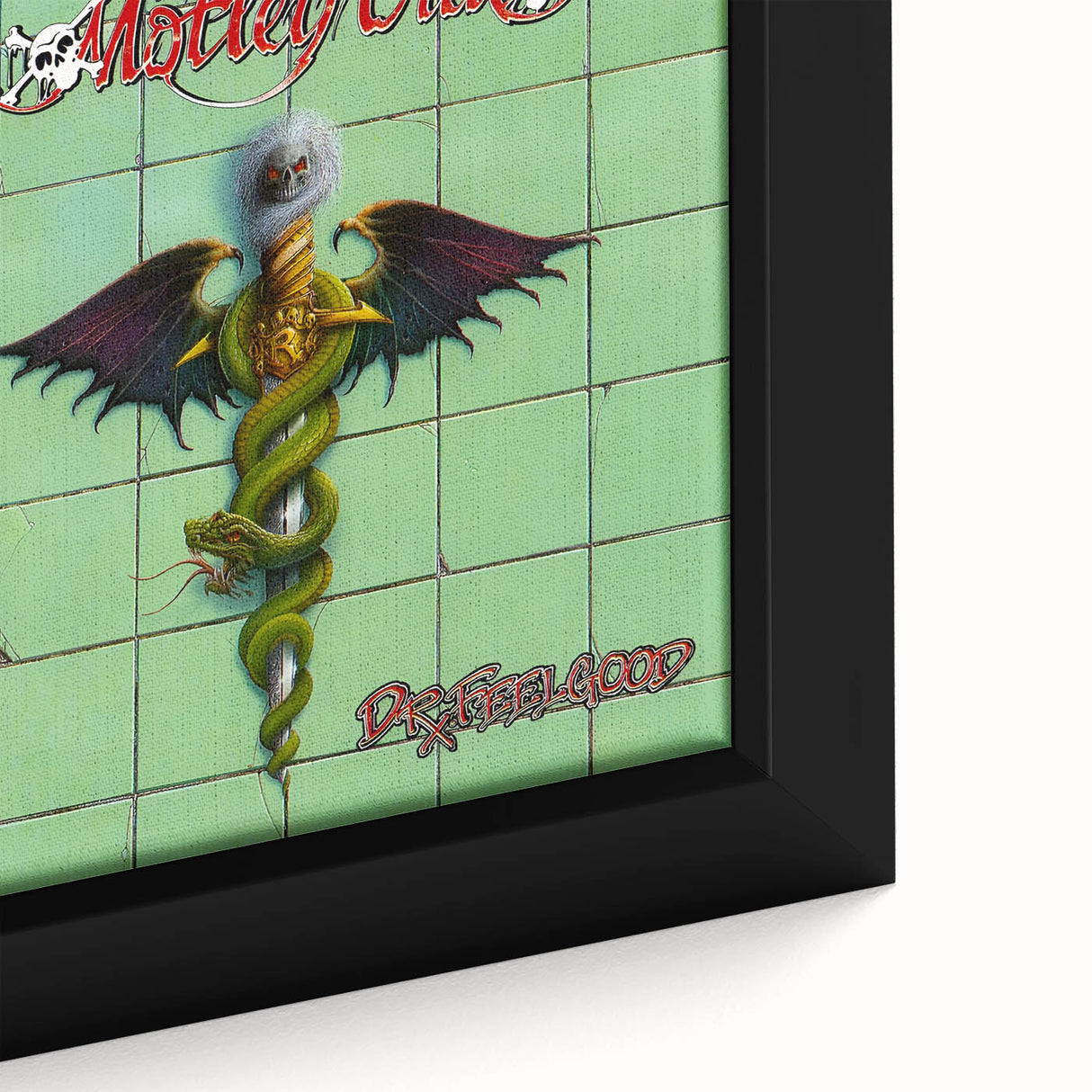 Mötley Crüe Dr. Feelgood Retro Wall Art – Vintage Canvas Print