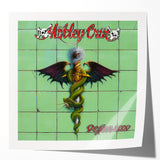 Mötley Crüe Dr. Feelgood Retro Wall Art – Vintage Canvas Print