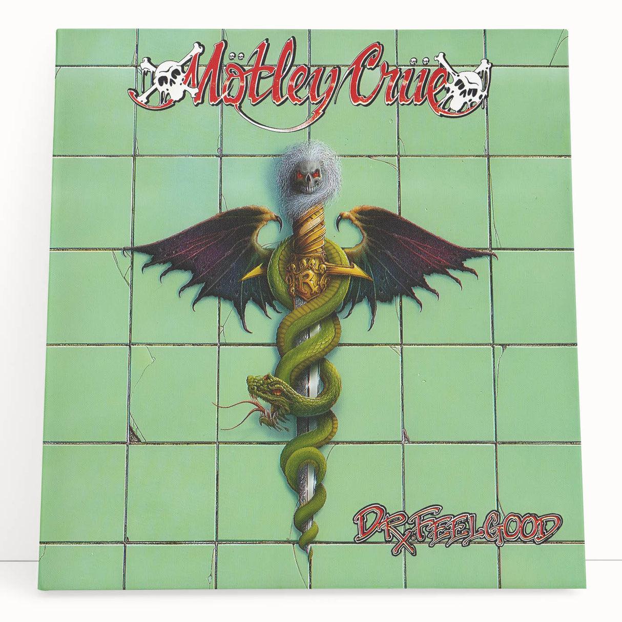 Mötley Crüe Dr. Feelgood Retro Wall Art – Vintage Canvas Print