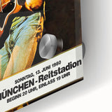 Vintage Bob Marley & The Wailers 1980 Concert Poster - Retro Music Art