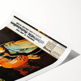 Vintage Bob Marley & The Wailers 1980 Concert Poster - Retro Music Art