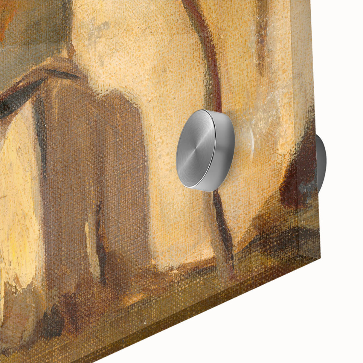 Rustic Realism Village Scene | Village Yard by Zolo Palugyay Print